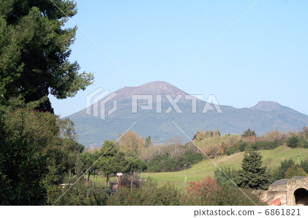 維蘇威火山 6861821