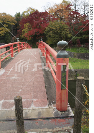 秋天Tatsuta葉子橋樑 6862012