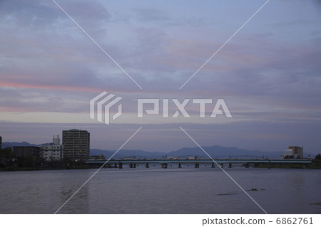 Evening of Seta River 6862761