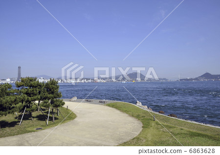 Ganryu Island and Kanmon Strait 6863628