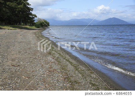 琵琶湖湖畔 琵琶湖湖畔 6864035