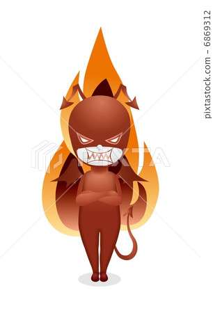 Small devil illustration Small devil illustration 6869312