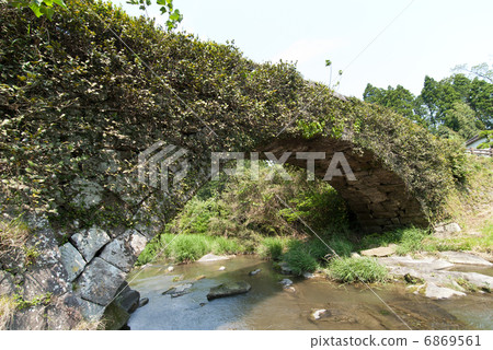 Ishibashi of Kyushu Kumamoto Uki-shi Yamazaki Bridge Ishibashi of Kyushu Kumamoto Uki-shi Yamazaki Bridge 6869561