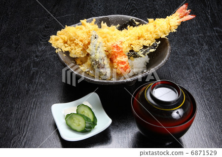 Bowl of rice and fried fish Bowl of rice and fried fish 6871529