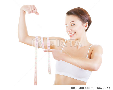 smiling girl and hand muscle smiling girl and hand muscle 6872233
