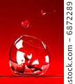 Hearts in glass 6872289