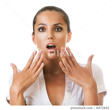 scared businesswoman scared businesswoman 6872681