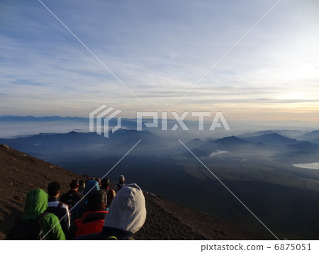 Mountains taken from near Mt. Fuji summit Mountains taken from near Mt. Fuji summit 6875051