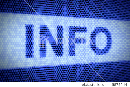 Info screen - Stock Illustration [6875344] - PIXTA
