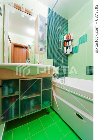 green bathroom green bathroom 6875592