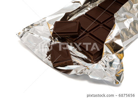 chocolate in a foil 6875656