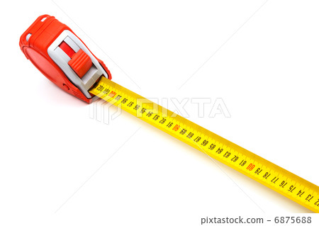 Red new tape-measure 6875688
