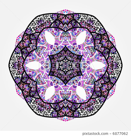 Oriental mandala motif 6877062