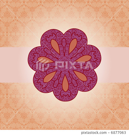 Oriental mandala motif 6877063