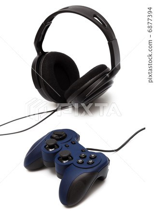 joystick and headphone joystick and headphone 6877394