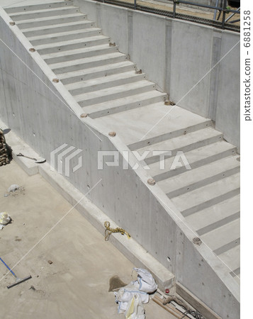 Stairs under construction 6881258