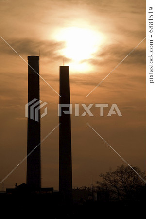 Factory chimney Factory chimney 6881519