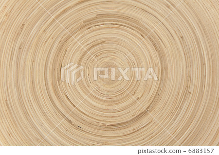 Abstract Natural Circular Bamboo Background 6883157
