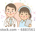 微笑的醫生和護士 6883561