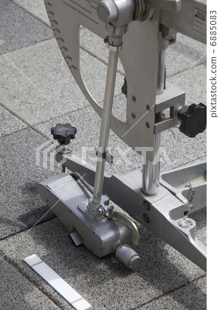 Measurement of slide resistance of sidewalk 6885083