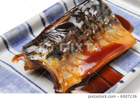 Boiled mackerel 6887236