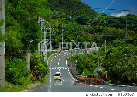 Relief water and sunset 6890808