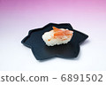 Shrimp-black tray 6891502
