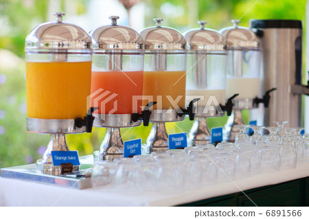 Juice at buffet restaurant Juice at buffet restaurant 6891566
