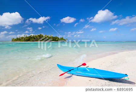 Kayak on a beach Kayak on a beach 6891695