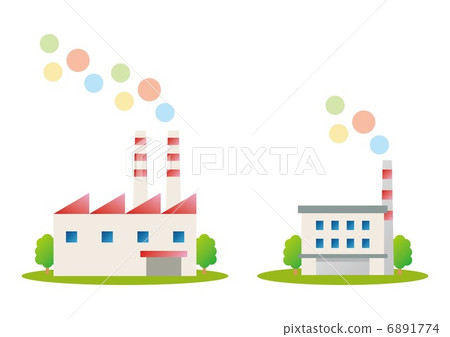 Factory and garbage incineration plant 6891774