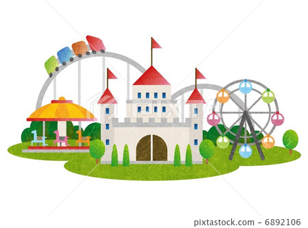 amusement park - Stock Illustration [6892106] - PIXTA