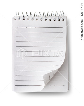 Blank notepad isolated 6893749