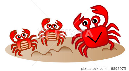 螃蟹的父母和孩子 6893975