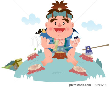 Old style woodcutter mountain ri 6894290