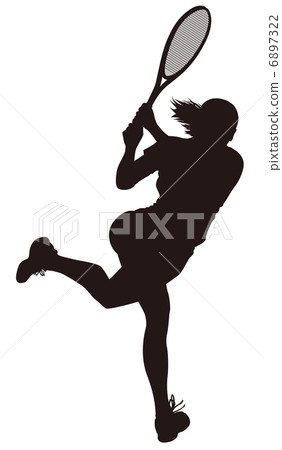 Return shot silhouette 6897322