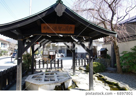 Matsumoto castle town spring spring group: Genji well's well Matsumoto castle town spring spring group: Genji well's well 6897801