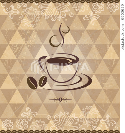 Black coffee vintage pattern Black coffee vintage pattern 6903639