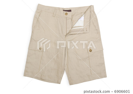 Male shorts isolated on the white background Male shorts isolated on the white background 6906601