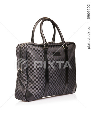 Leather bag isolated on the white background 6906602