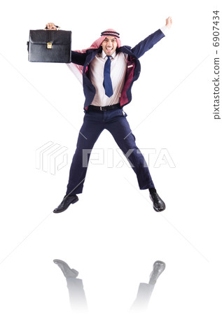 Arab businessman isolated on white 6907434