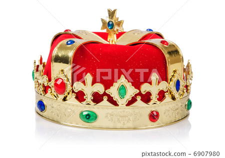 King crown isolated on white King crown isolated on white 6907980