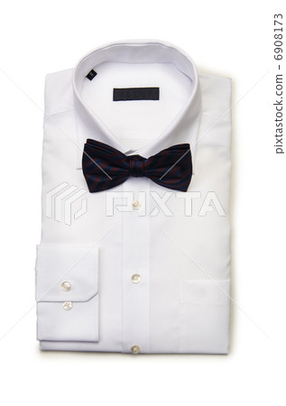 Nice male shirt isolated on the white 6908173