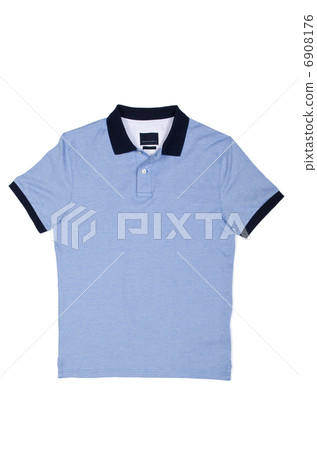 Male t-shirt isolated on the white background Male t-shirt isolated on the white background 6908176