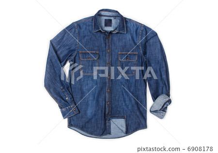 Nice male shirt isolated on the white Nice male shirt isolated on the white 6908178