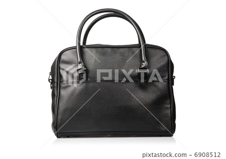 Leather bag isolated on the white background 6908512