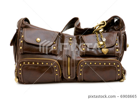 Woman bag isolated on the white background Woman bag isolated on the white background 6908665