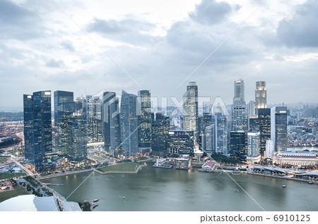 Singapore from above 6910125