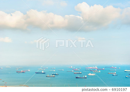 Singapore harbor 6910197