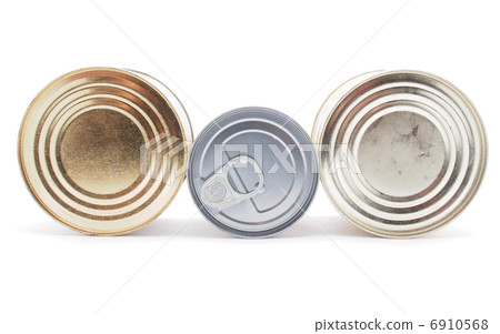 tin can on white background 6910568