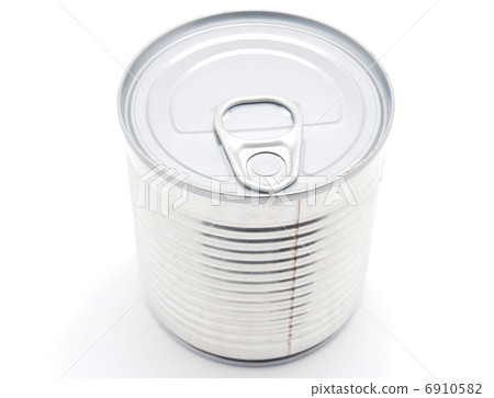 tin can on white background 6910582